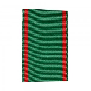 Military Uniform Ribbon Ranks in Green and Red