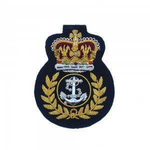 British Royal Navy Cap Bullion Badge