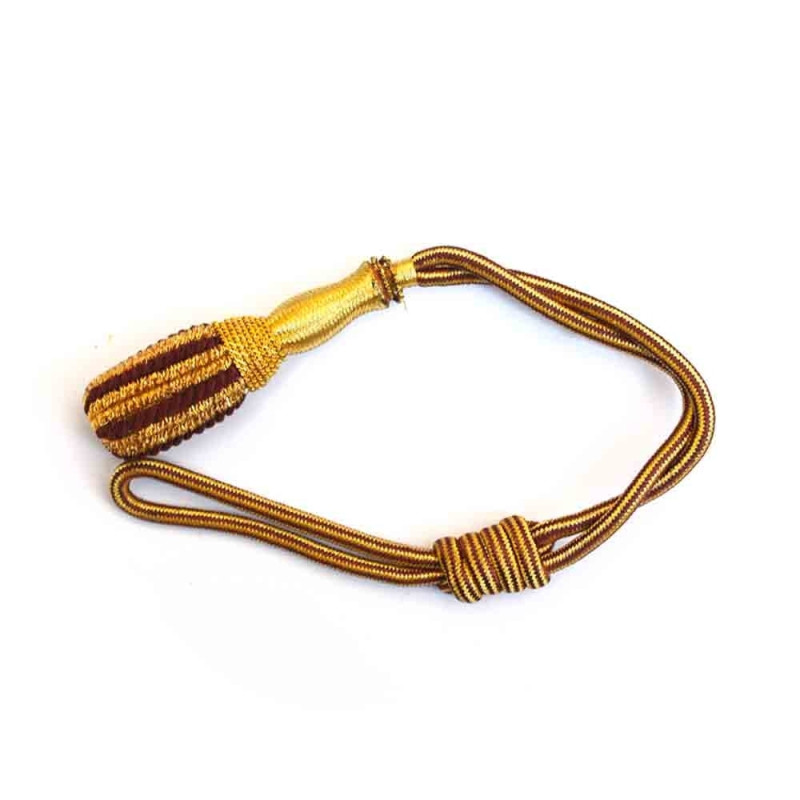 Military Gold Brown Sword Knot