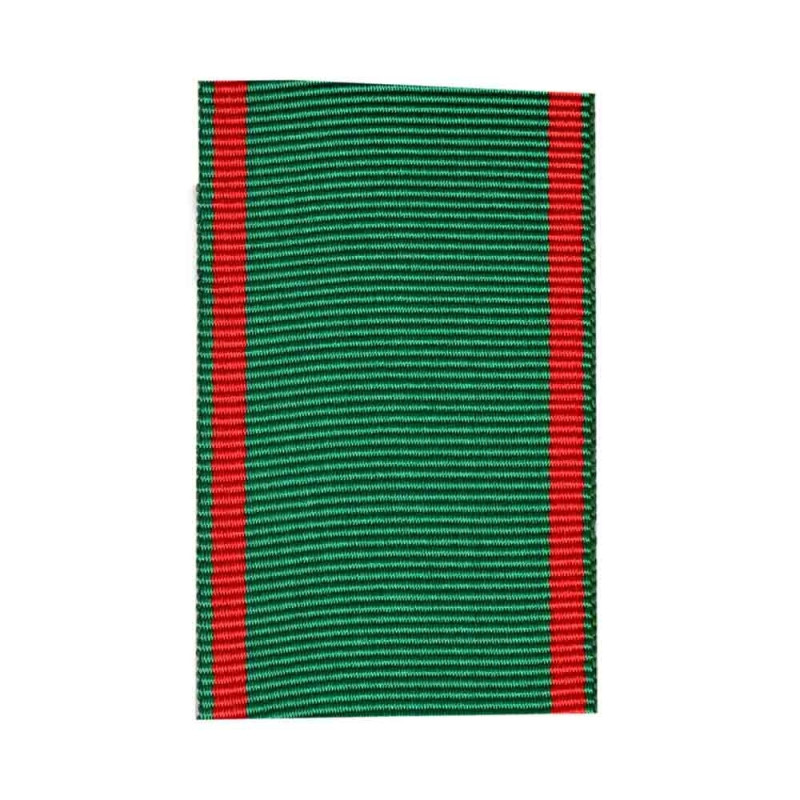Military Uniform Ribbon Ranks in Green and Red